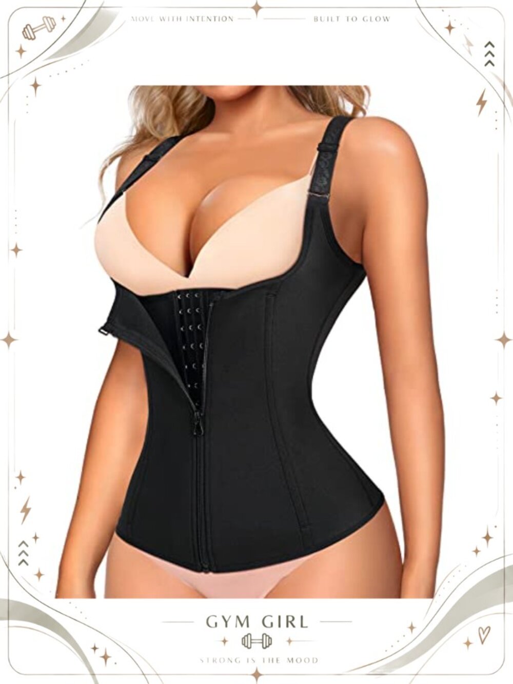 Ursexyly Waist Trainer Corset Sweat Sauna Suit Tummy Control Body Shaper